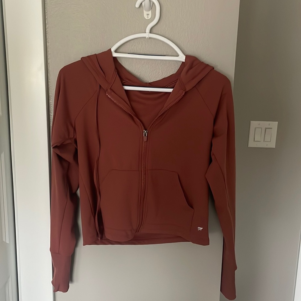 Maroon zip up